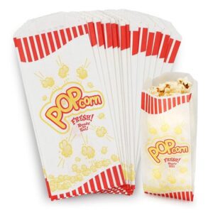 Popcorn in decorative bags