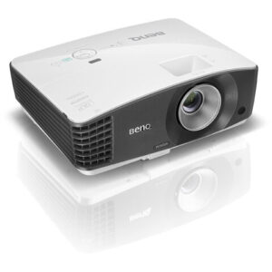 BenQ projector with lens and logo
